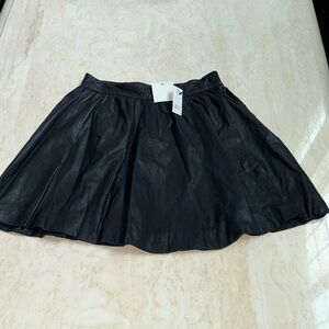 NWT Joie “Willa” Leather Skirt
